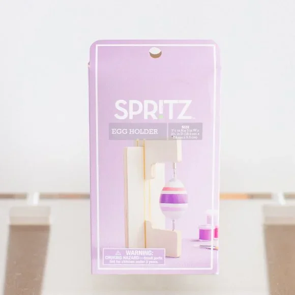 Easter Lot of Spr!tz Wooden Egg Holders Decorating Foam Egg Holders Qty 4 Each - Picture 6 of 7